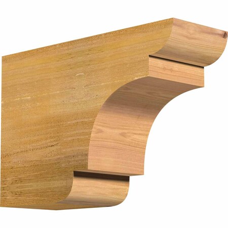 Ekena Millwork New Brighton Rough Sawn Rafter Tail, Western Red Cedar, 6"W x 12"H x 18"L RFT06X12X18NEB00RWR